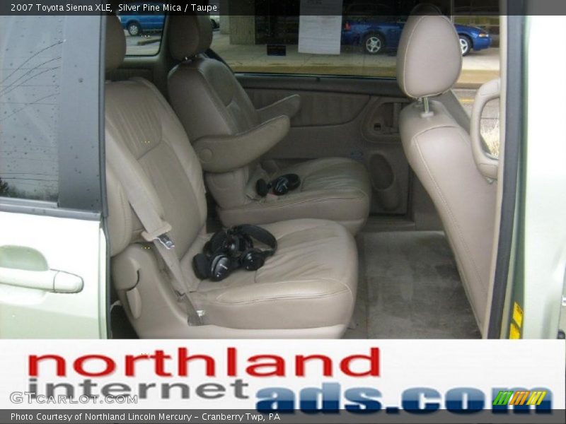 Silver Pine Mica / Taupe 2007 Toyota Sienna XLE