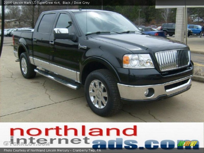 Black / Dove Grey 2006 Lincoln Mark LT SuperCrew 4x4