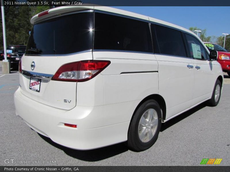 Pearl White / Gray 2011 Nissan Quest 3.5 SV