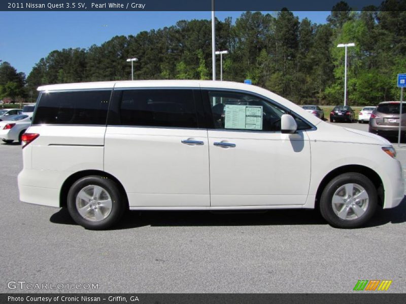 Pearl White / Gray 2011 Nissan Quest 3.5 SV