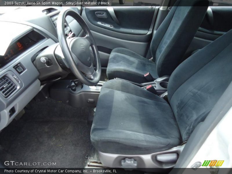 Silky Silver Metallic / Black 2003 Suzuki Aerio SX Sport Wagon