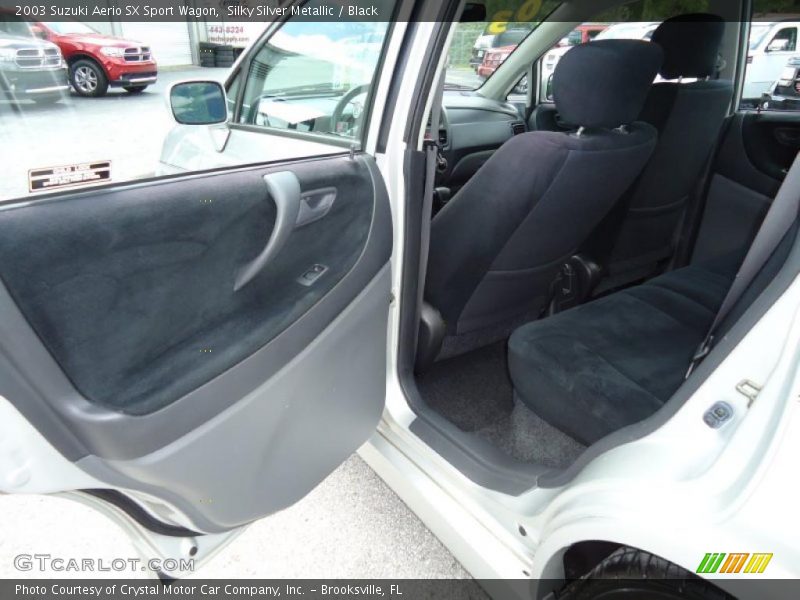 Silky Silver Metallic / Black 2003 Suzuki Aerio SX Sport Wagon