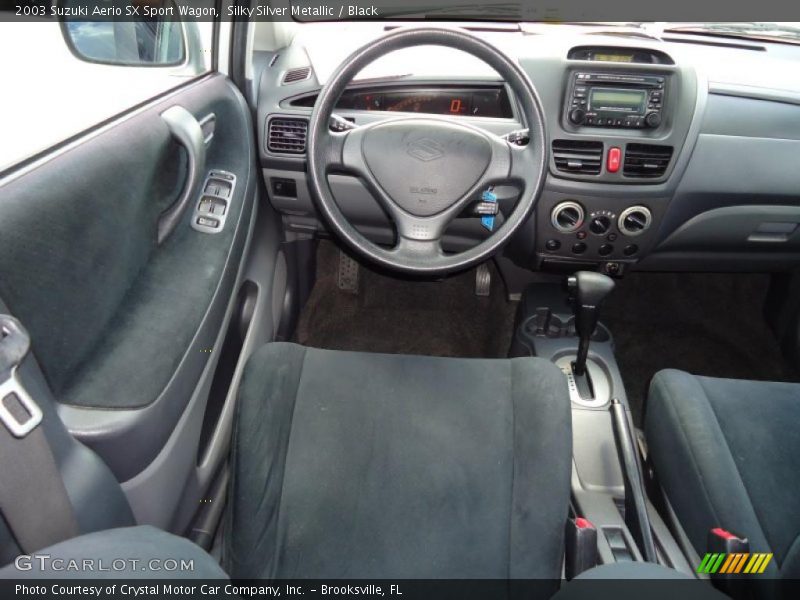 Silky Silver Metallic / Black 2003 Suzuki Aerio SX Sport Wagon