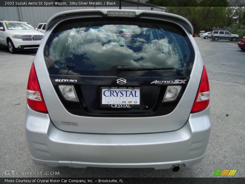 Silky Silver Metallic / Black 2003 Suzuki Aerio SX Sport Wagon