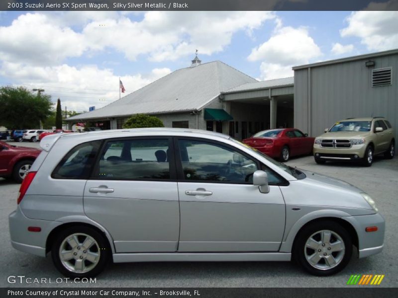 Silky Silver Metallic / Black 2003 Suzuki Aerio SX Sport Wagon