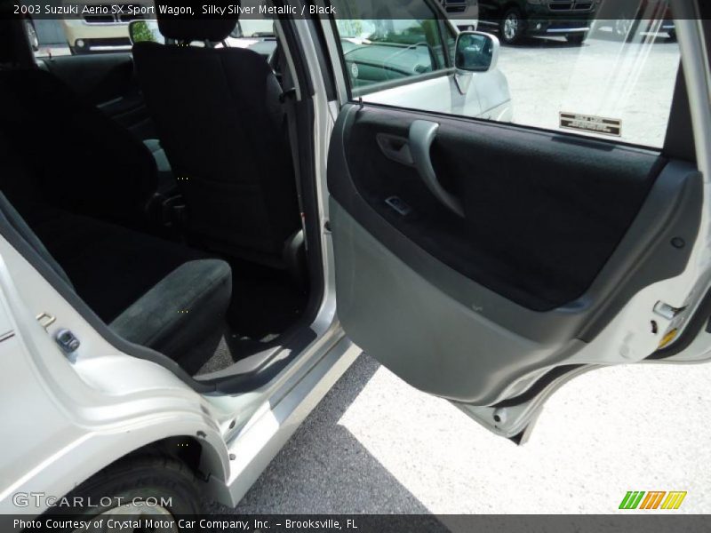 Silky Silver Metallic / Black 2003 Suzuki Aerio SX Sport Wagon