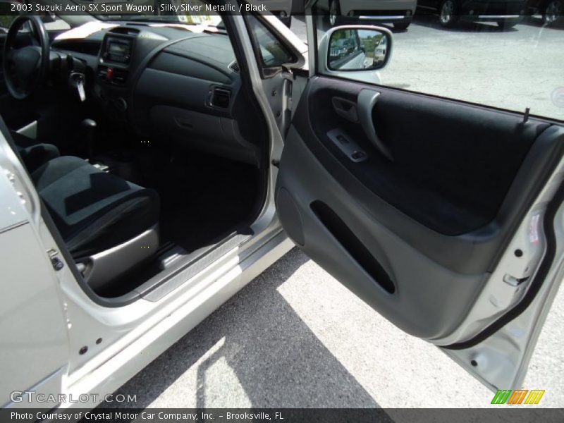 Silky Silver Metallic / Black 2003 Suzuki Aerio SX Sport Wagon
