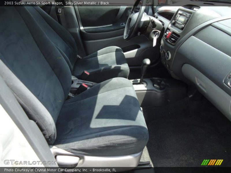 Silky Silver Metallic / Black 2003 Suzuki Aerio SX Sport Wagon