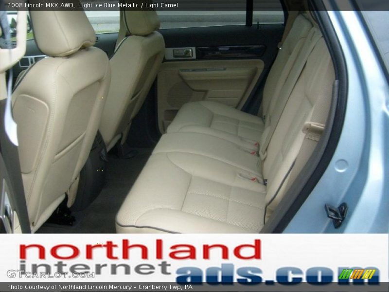 Light Ice Blue Metallic / Light Camel 2008 Lincoln MKX AWD