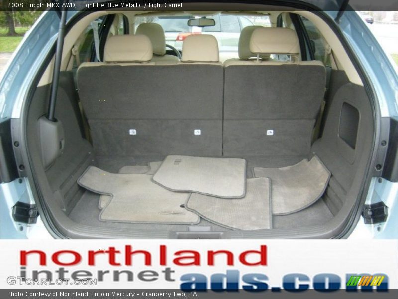 Light Ice Blue Metallic / Light Camel 2008 Lincoln MKX AWD