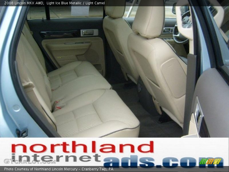 Light Ice Blue Metallic / Light Camel 2008 Lincoln MKX AWD