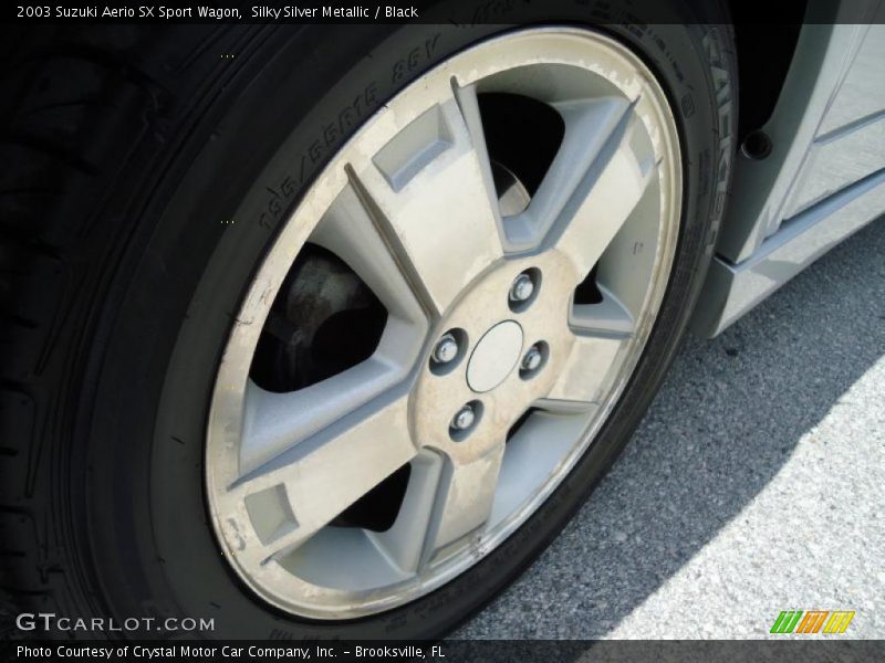 Silky Silver Metallic / Black 2003 Suzuki Aerio SX Sport Wagon