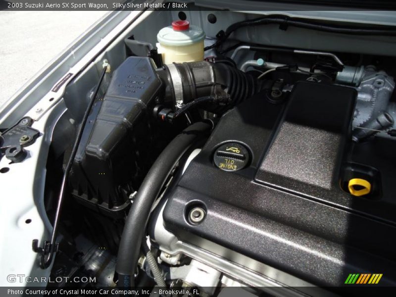 Silky Silver Metallic / Black 2003 Suzuki Aerio SX Sport Wagon