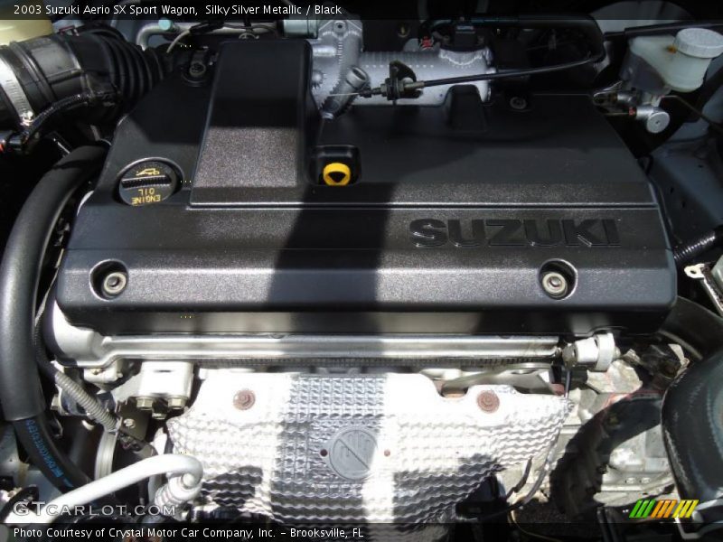 Silky Silver Metallic / Black 2003 Suzuki Aerio SX Sport Wagon