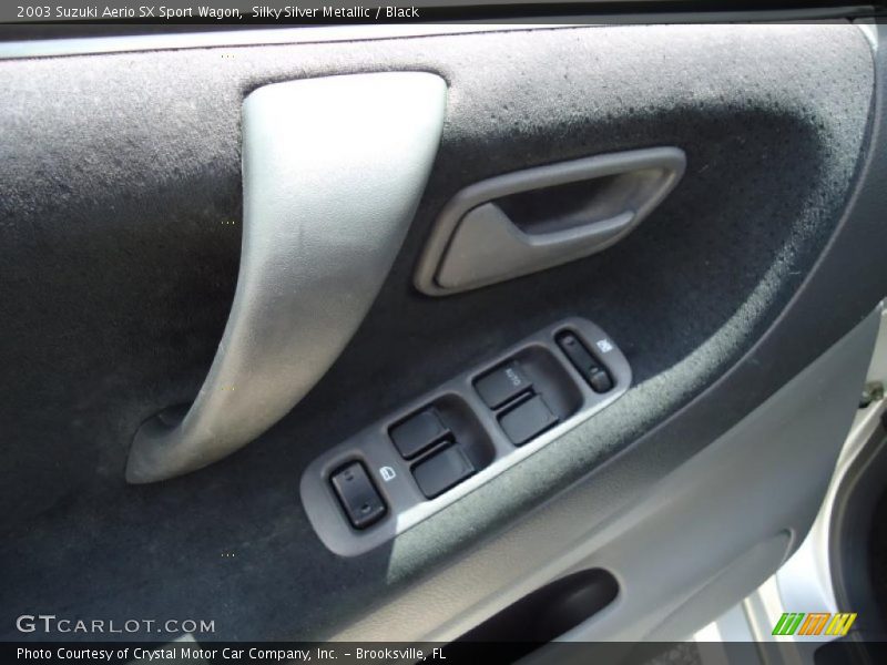 Silky Silver Metallic / Black 2003 Suzuki Aerio SX Sport Wagon