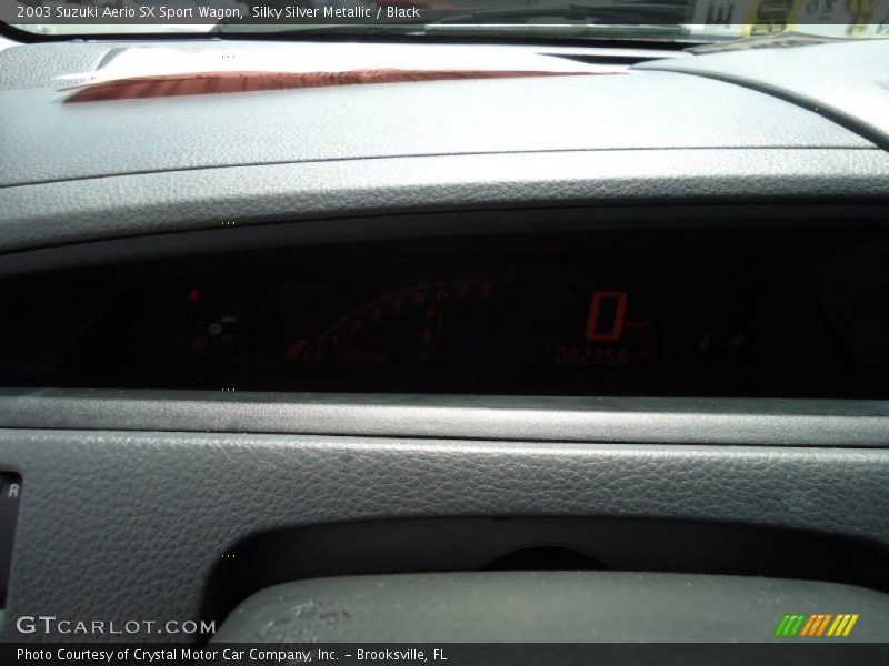 Silky Silver Metallic / Black 2003 Suzuki Aerio SX Sport Wagon