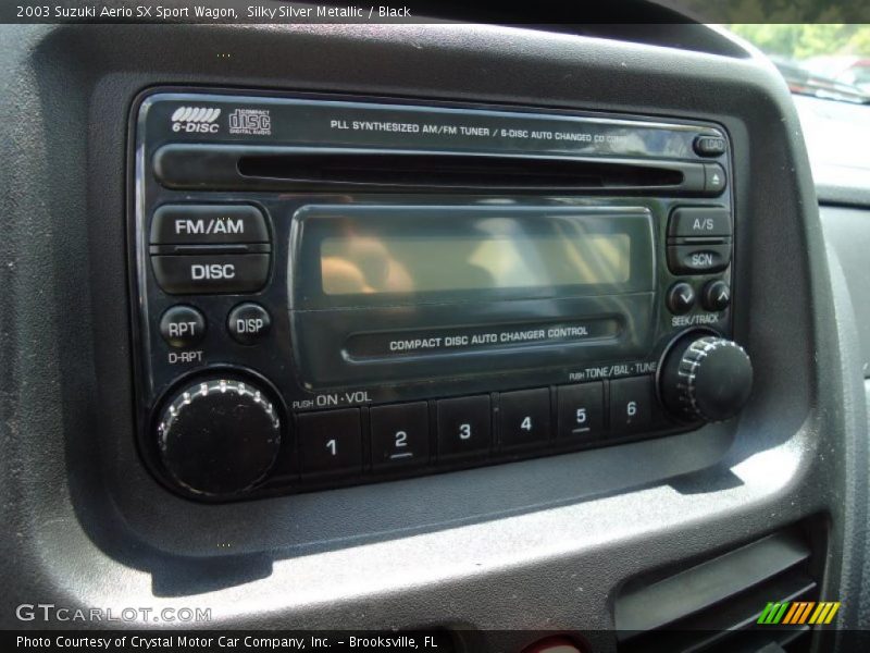 Silky Silver Metallic / Black 2003 Suzuki Aerio SX Sport Wagon