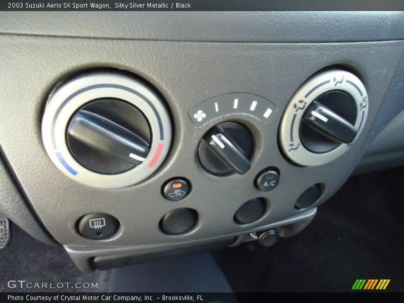 Silky Silver Metallic / Black 2003 Suzuki Aerio SX Sport Wagon