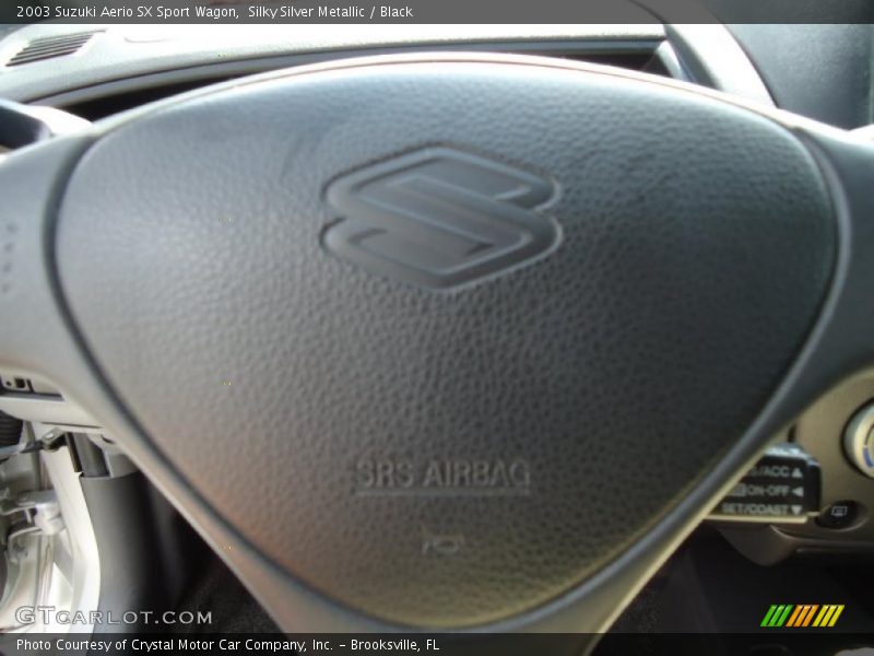 Silky Silver Metallic / Black 2003 Suzuki Aerio SX Sport Wagon