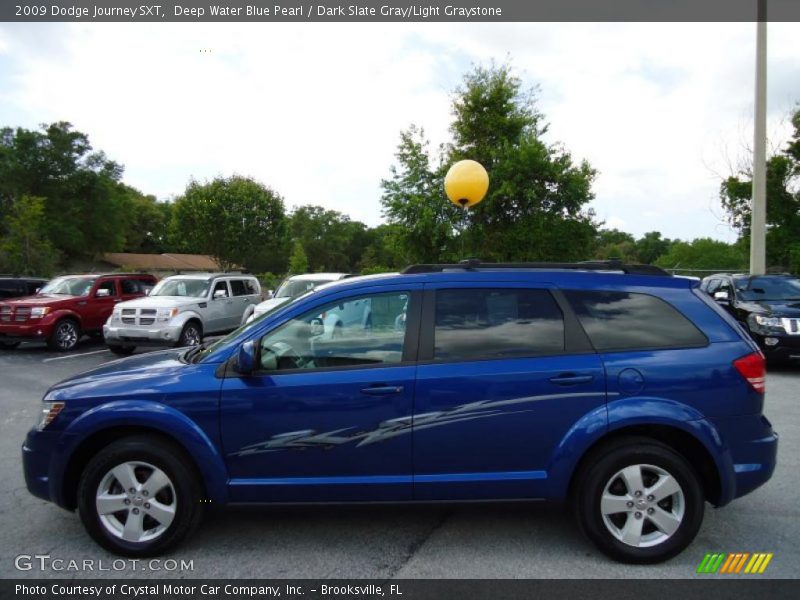 Deep Water Blue Pearl / Dark Slate Gray/Light Graystone 2009 Dodge Journey SXT