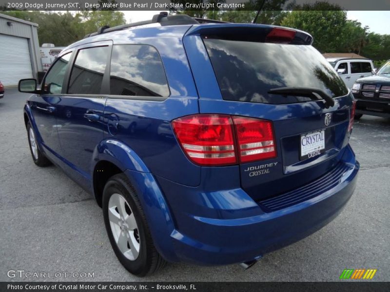 Deep Water Blue Pearl / Dark Slate Gray/Light Graystone 2009 Dodge Journey SXT