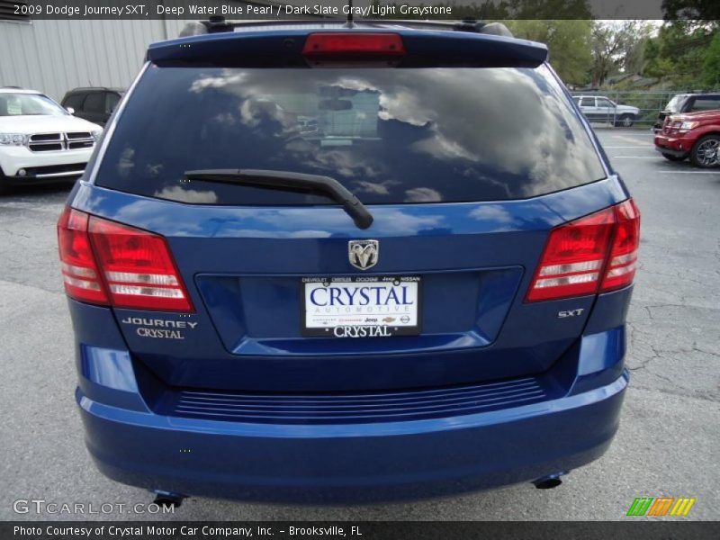 Deep Water Blue Pearl / Dark Slate Gray/Light Graystone 2009 Dodge Journey SXT