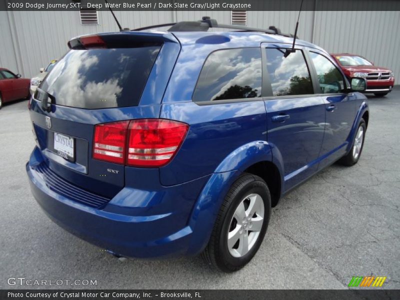 Deep Water Blue Pearl / Dark Slate Gray/Light Graystone 2009 Dodge Journey SXT
