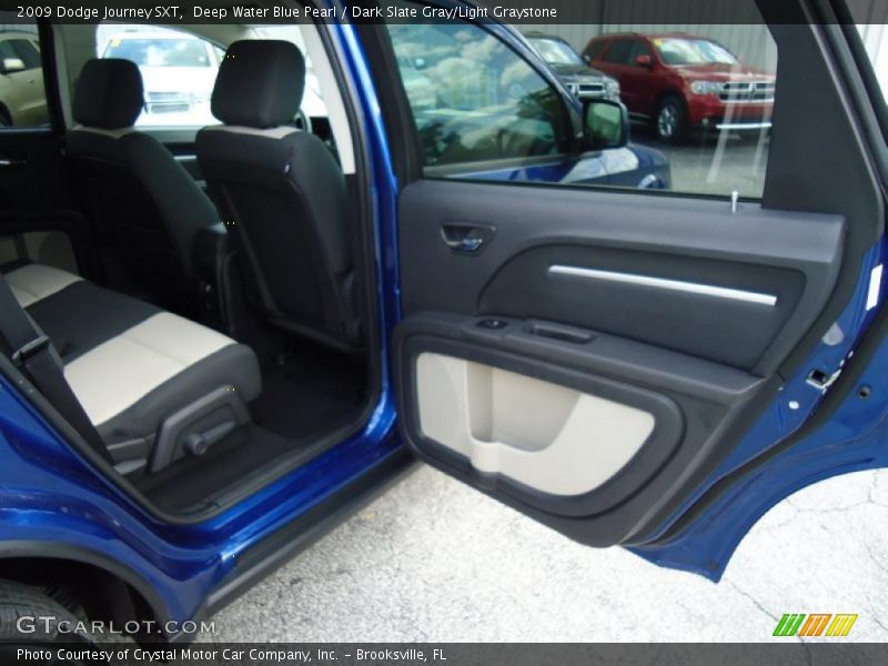 Deep Water Blue Pearl / Dark Slate Gray/Light Graystone 2009 Dodge Journey SXT