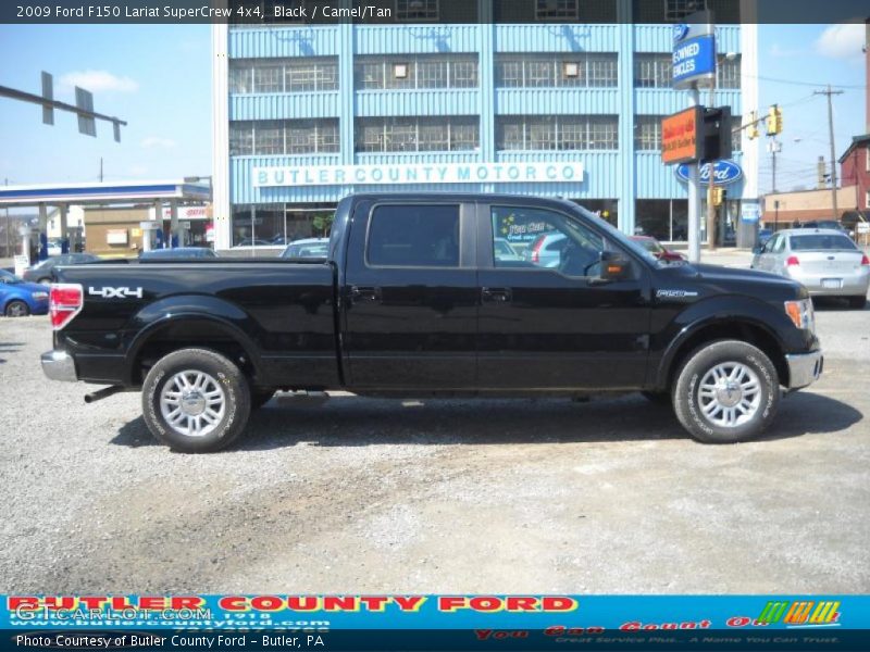 Black / Camel/Tan 2009 Ford F150 Lariat SuperCrew 4x4