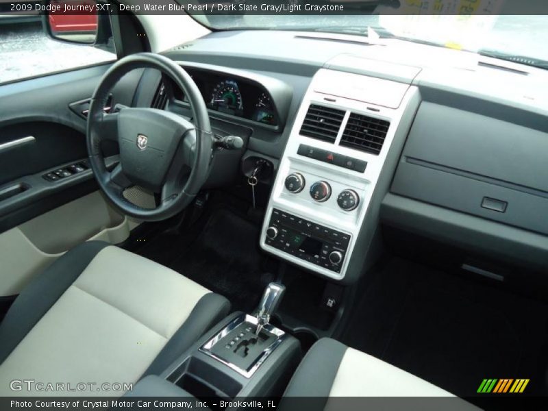 Deep Water Blue Pearl / Dark Slate Gray/Light Graystone 2009 Dodge Journey SXT