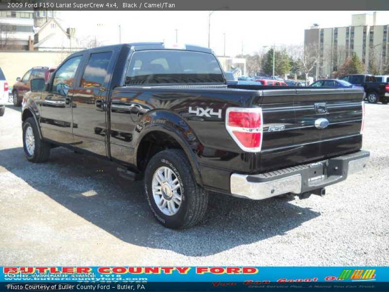 Black / Camel/Tan 2009 Ford F150 Lariat SuperCrew 4x4