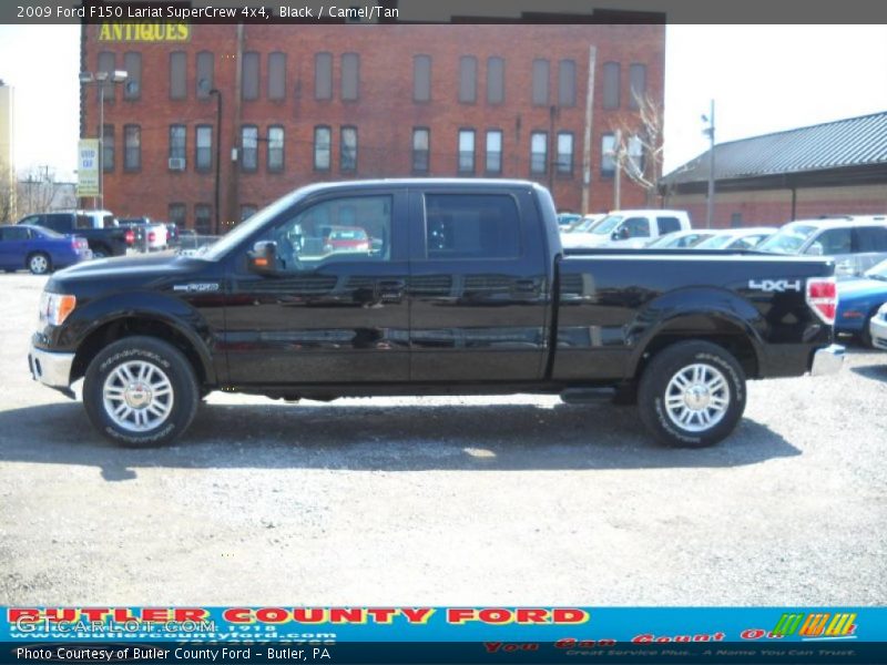 Black / Camel/Tan 2009 Ford F150 Lariat SuperCrew 4x4