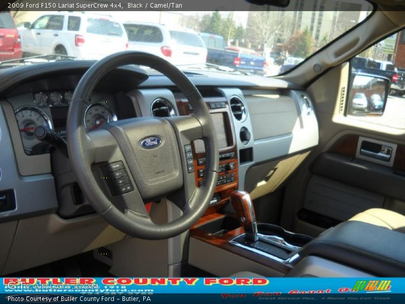 Black / Camel/Tan 2009 Ford F150 Lariat SuperCrew 4x4