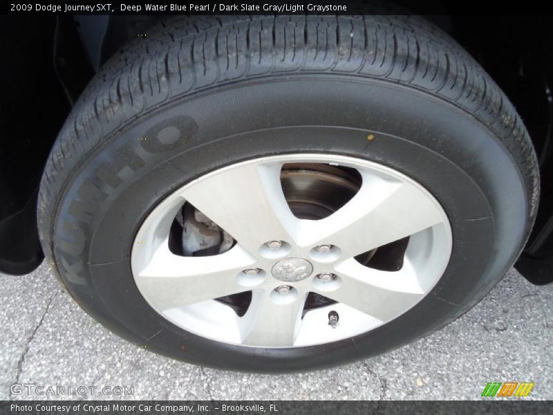 Deep Water Blue Pearl / Dark Slate Gray/Light Graystone 2009 Dodge Journey SXT