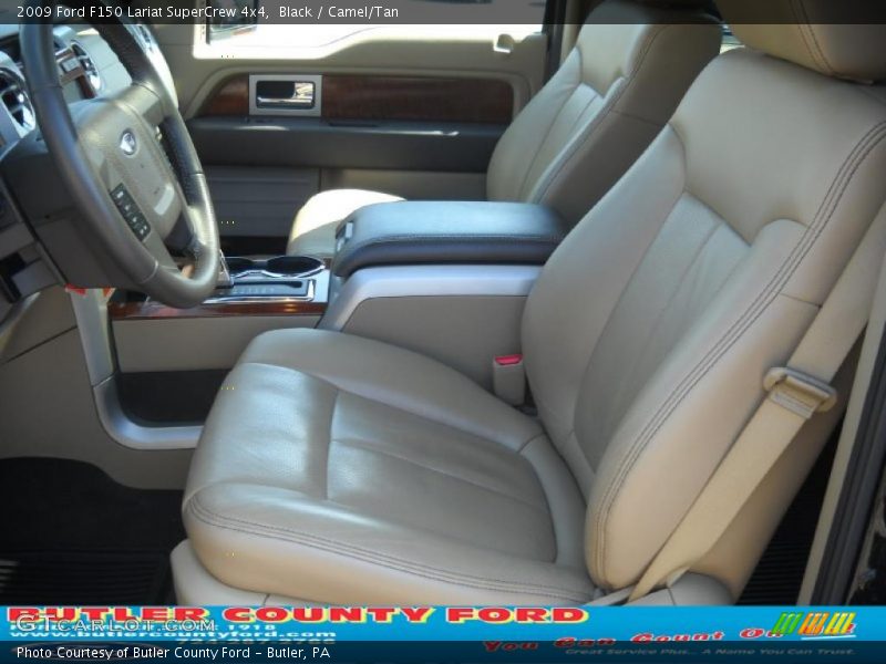 Black / Camel/Tan 2009 Ford F150 Lariat SuperCrew 4x4
