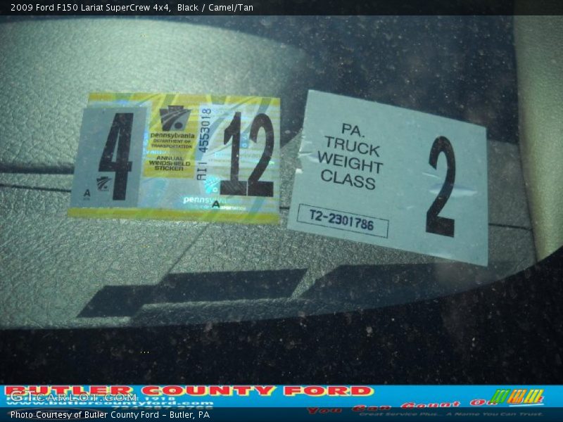 Black / Camel/Tan 2009 Ford F150 Lariat SuperCrew 4x4