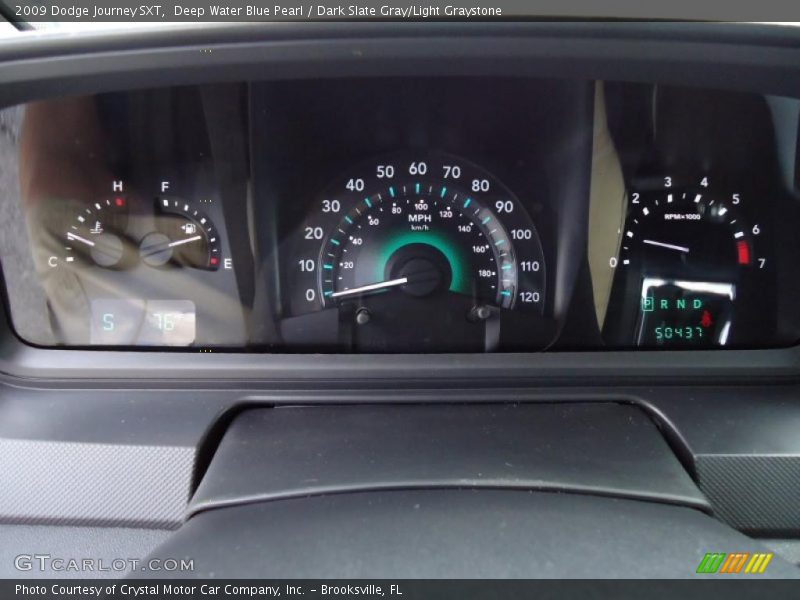 Deep Water Blue Pearl / Dark Slate Gray/Light Graystone 2009 Dodge Journey SXT
