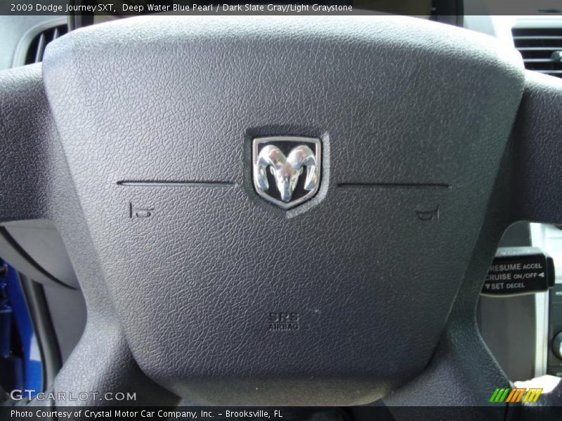 Deep Water Blue Pearl / Dark Slate Gray/Light Graystone 2009 Dodge Journey SXT