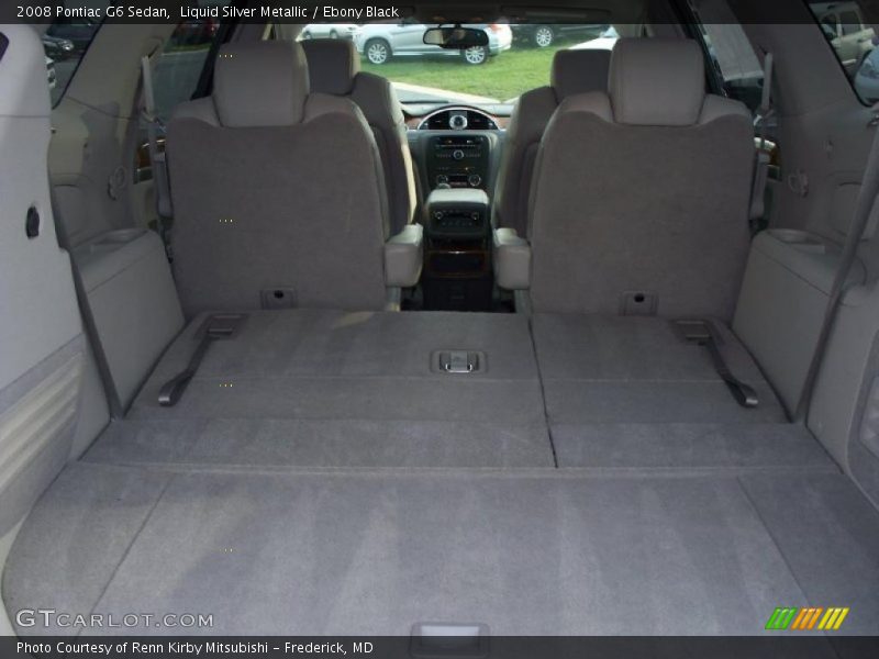 Liquid Silver Metallic / Ebony Black 2008 Pontiac G6 Sedan