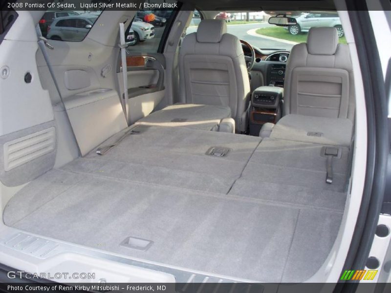 Liquid Silver Metallic / Ebony Black 2008 Pontiac G6 Sedan