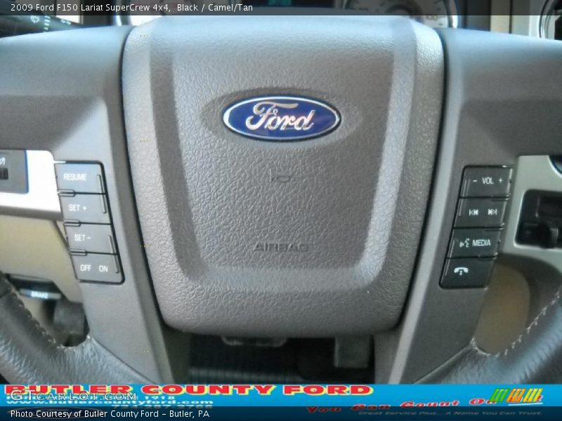 Black / Camel/Tan 2009 Ford F150 Lariat SuperCrew 4x4