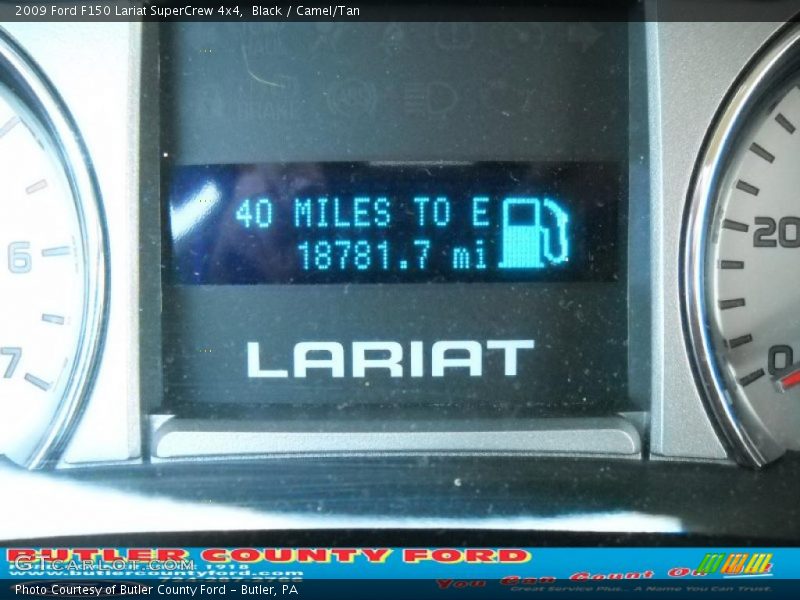Black / Camel/Tan 2009 Ford F150 Lariat SuperCrew 4x4