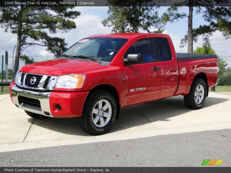 Front 3/4 View of 2008 Titan SE King Cab