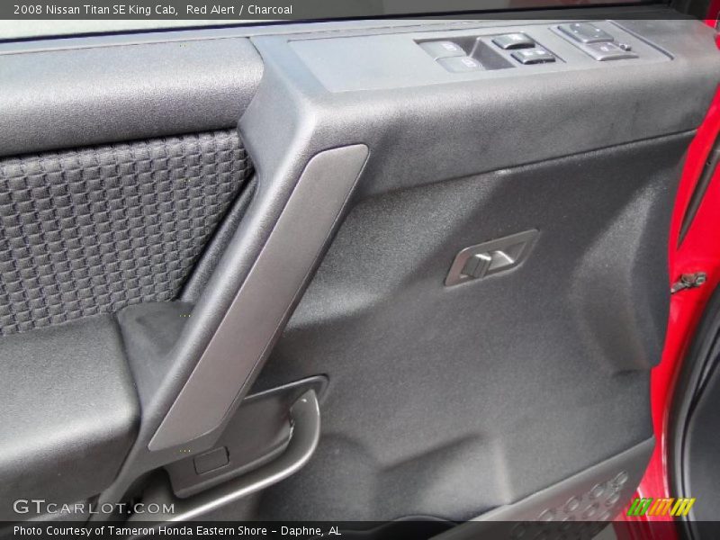 Red Alert / Charcoal 2008 Nissan Titan SE King Cab