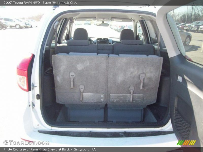 Super White / Ash Gray 2007 Toyota RAV4 4WD