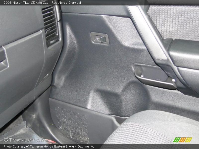 Red Alert / Charcoal 2008 Nissan Titan SE King Cab