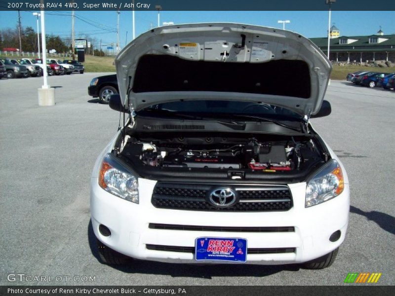 Super White / Ash Gray 2007 Toyota RAV4 4WD