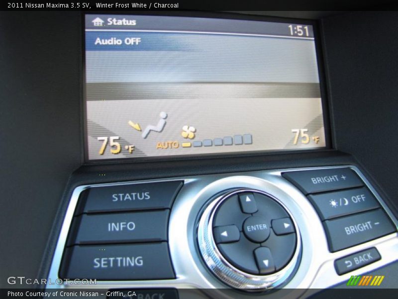 Winter Frost White / Charcoal 2011 Nissan Maxima 3.5 SV