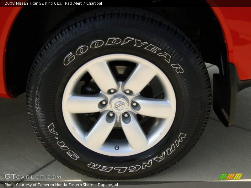 Red Alert / Charcoal 2008 Nissan Titan SE King Cab