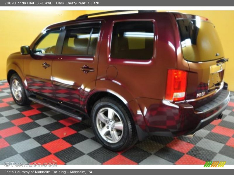 Dark Cherry Pearl / Black 2009 Honda Pilot EX-L 4WD